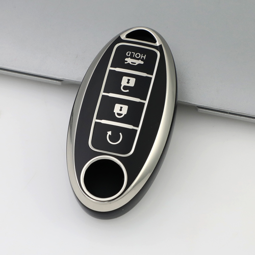 Sliver TPU Car Key Cover For Nissan Key Protect Case