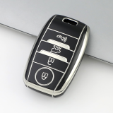 Sliver TPU Car Key Cover For Kia Key Protect Case