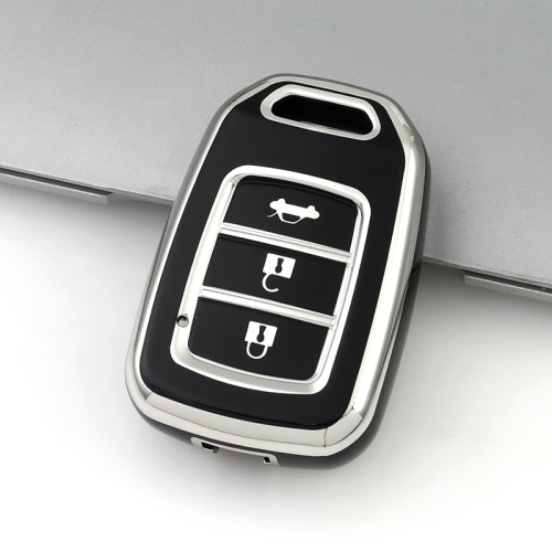 Sliver TPU Car Key Cover For Honda Key Protect Case