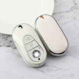 Sliver TPU Car Key Cover For Benz Key Protect Case