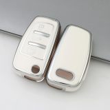 Sliver TPU Car Key Cover For Audi Key Protect Case
