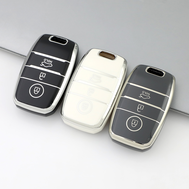 Sliver TPU Car Key Cover For Kia Key Protect Case