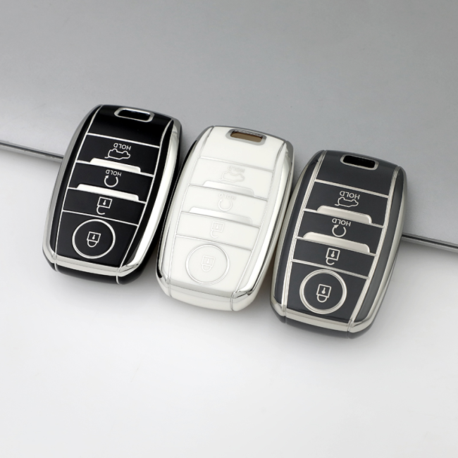 Sliver TPU Car Key Cover For Kia Key Protect Case