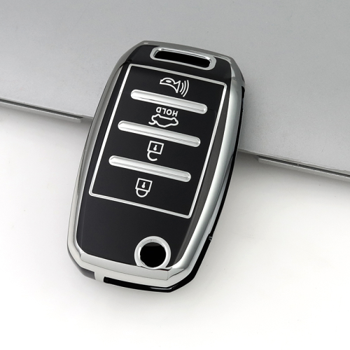 Sliver TPU Car Key Cover For Kia Key Protect Case