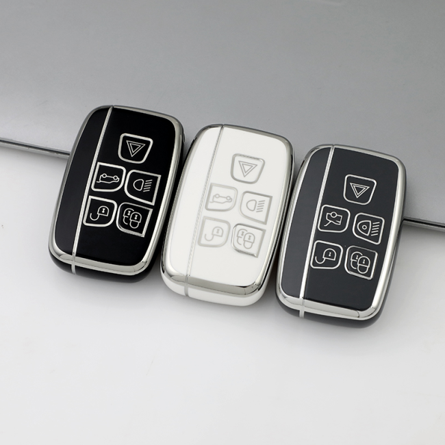 Sliver TPU Car Key Cover For Landrover Key Protect Case