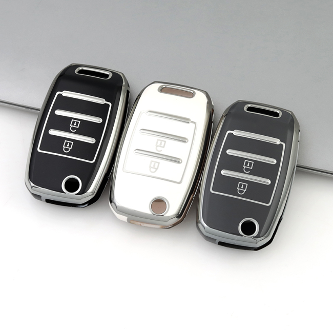 Sliver TPU Car Key Cover For Kia Key Protect Case
