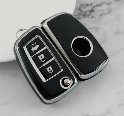 Sliver TPU Car Key Cover For Nissan Key Protect Case