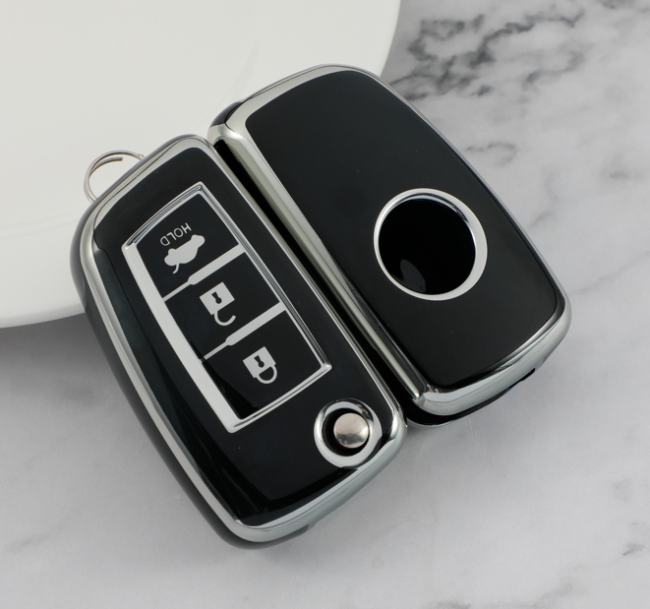 Sliver TPU Car Key Cover For Nissan Key Protect Case