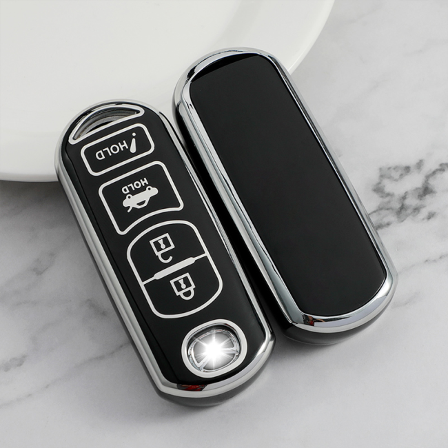 Sliver TPU Car Key Cover For Mazda Key Protect Case