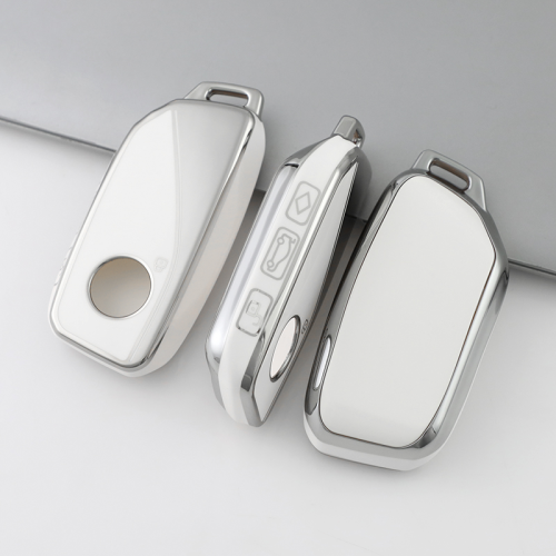 Sliver TPU Car Key Cover For BMW Key Protect Case