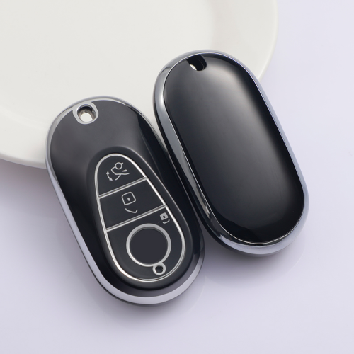 Sliver TPU Car Key Cover For Benz Key Protect Case