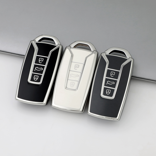 Sliver TPU Car Key Cover For Volkswagen Key Protect Case