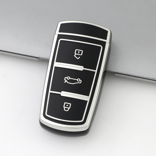 Sliver TPU Car Key Cover For Volkswagen Key Protect Case