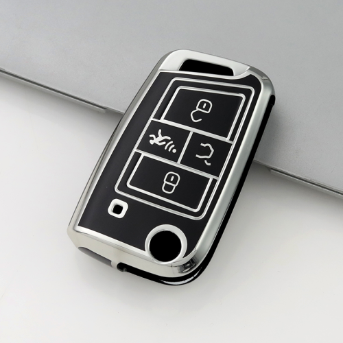 Sliver TPU Car Key Cover For Volkswagen Key Protect Case