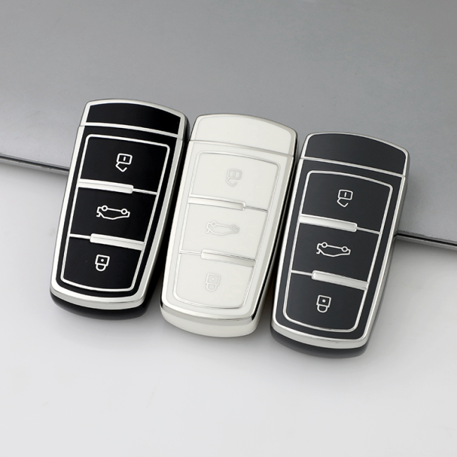 Sliver TPU Car Key Cover For Volkswagen Key Protect Case