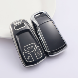 Sliver TPU Car Key Cover For Audi Key Protect Case