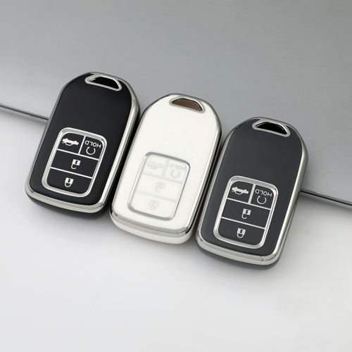 Sliver TPU Car Key Cover For Honda Key Protect Case