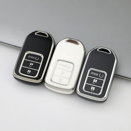 Sliver TPU Car Key Cover For Honda Key Protect Case