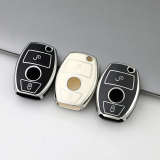 Sliver TPU Car Key Cover For Benz Key Protect Case