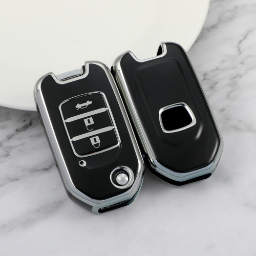 Sliver TPU Car Key Cover For Honda Key Protect Case