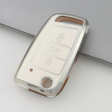 Sliver TPU Car Key Cover For Volkswagen Key Protect Case