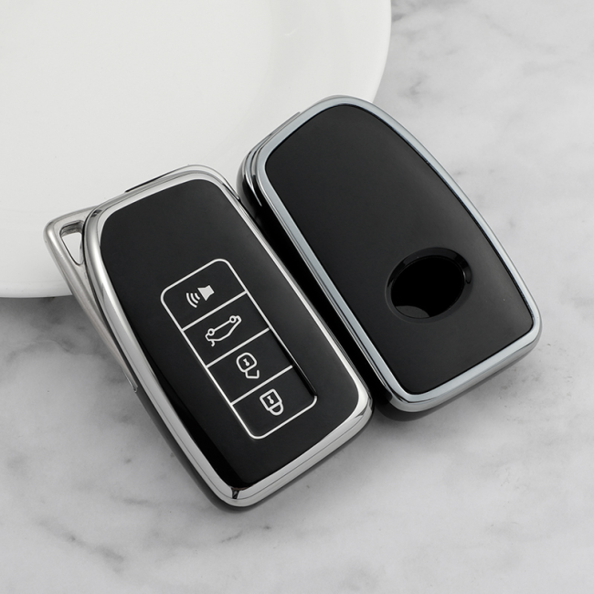 Sliver TPU Car Key Cover For Lexus Key Protect Case