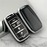 Sliver TPU Car Key Cover For Jeep Key Protect Case