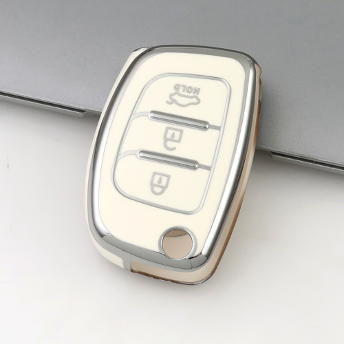 Sliver TPU Car Key Cover For Hyundai Key Protect Case