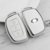 Sliver TPU Car Key Cover For Hyundai Key Protect Case