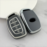 Sliver TPU Car Key Cover For Hyundai Key Protect Case