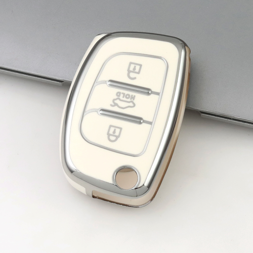 Sliver TPU Car Key Cover For Hyundai Key Protect Case