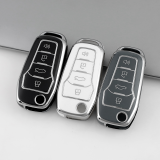 Sliver TPU Car Key Cover For Ford Key Protect Case