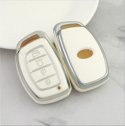 Sliver TPU Car Key Cover For Hyundai Key Protect Case