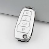 Sliver TPU Car Key Cover For Ford Key Protect Case