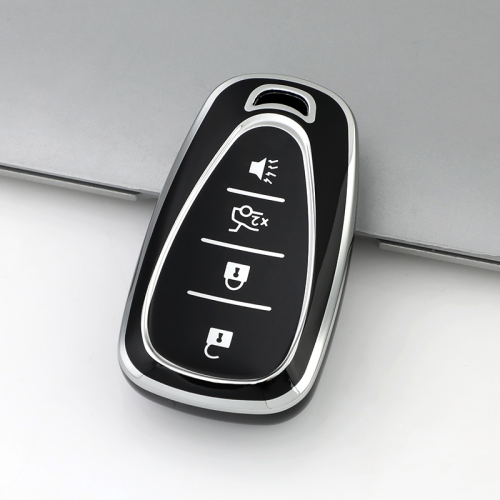 Sliver TPU Car Key Cover For Chevrolet Key Protect Case