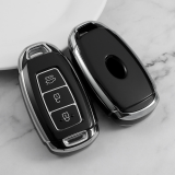 Sliver TPU Car Key Cover For Hyundai Key Protect Case