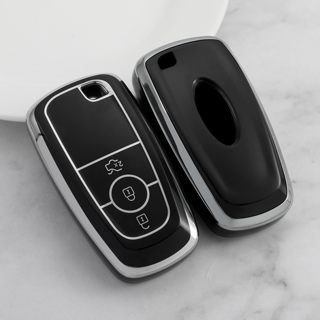 Sliver TPU Car Key Cover For Ford Key Protect Case