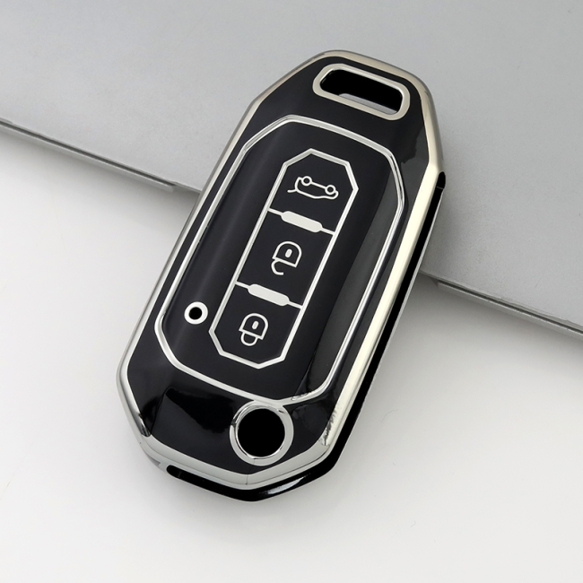 Sliver TPU Car Key Cover For Ford Key Protect Case