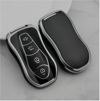 Sliver TPU Car Key Cover For Geely Key Protect Case