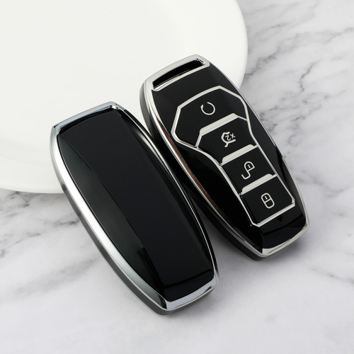 Sliver TPU Car Key Cover For BYD Key Protect Case