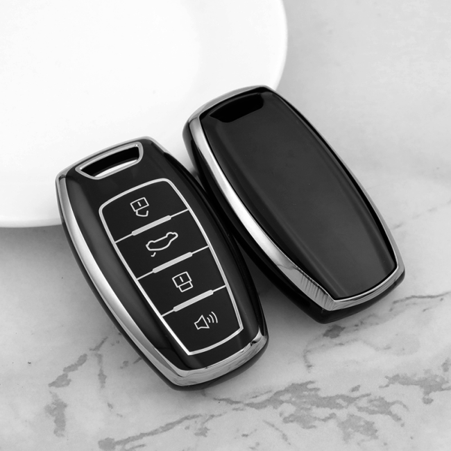 Sliver TPU Car Key Cover For Great Wall Key Protect Case