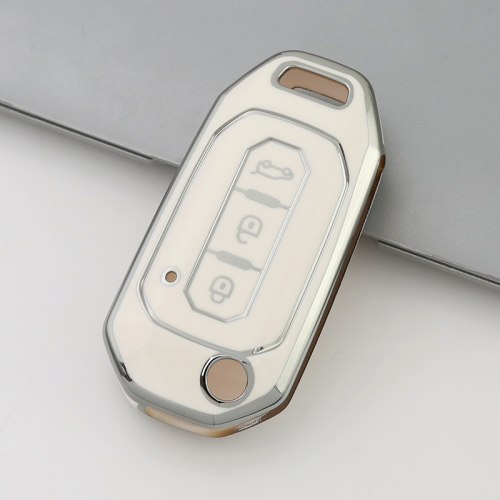 Sliver TPU Car Key Cover For Ford Key Protect Case