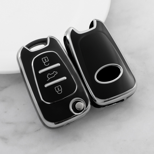 Sliver TPU Car Key Cover For Hyundai Key Protect Case