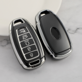 Sliver TPU Car Key Cover For Hyundai Key Protect Case