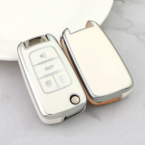 Sliver TPU Car Key Cover For Chevrolet Key Protect Case