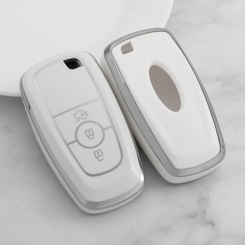Sliver TPU Car Key Cover For Ford Key Protect Case