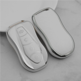 Sliver TPU Car Key Cover For Geely Key Protect Case