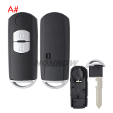 For Maz 2+1 button remote key blank