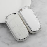 Sliver TPU Car Key Cover For Jeep Key Protect Case