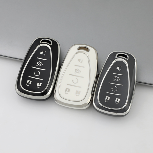 Sliver TPU Car Key Cover For Chevrolet Key Protect Case